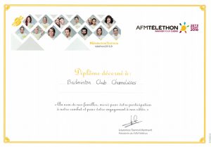 diplôme Téléthon